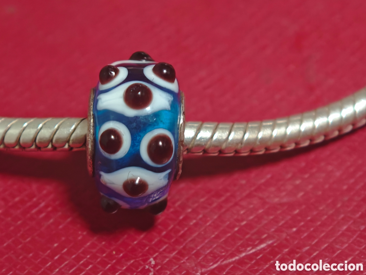 Joyeria: Charm en plata de ley y cristal de Murano