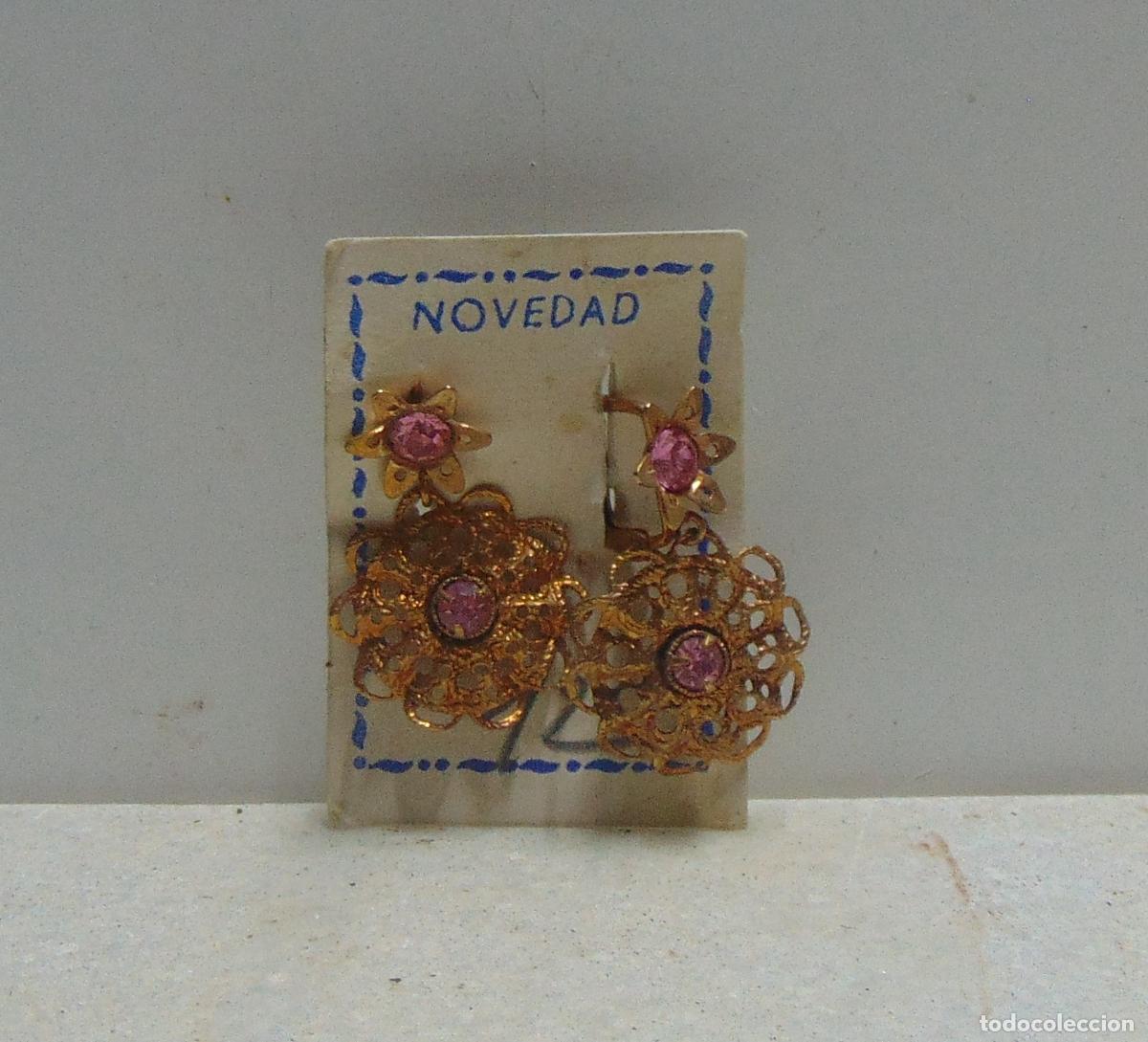 Joyeria: PEQUE&Ntilde;OS PENDIENTES DE ANTIGUA JOYERIA, TEMA RELIGIOSO