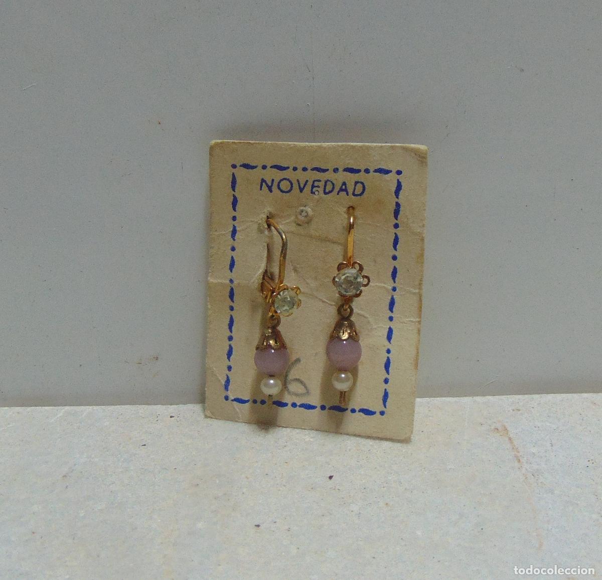 Joyeria: PEQUE&Ntilde;OS PENDIENTES DE ANTIGUA JOYERIA, TEMA RELIGIOSO