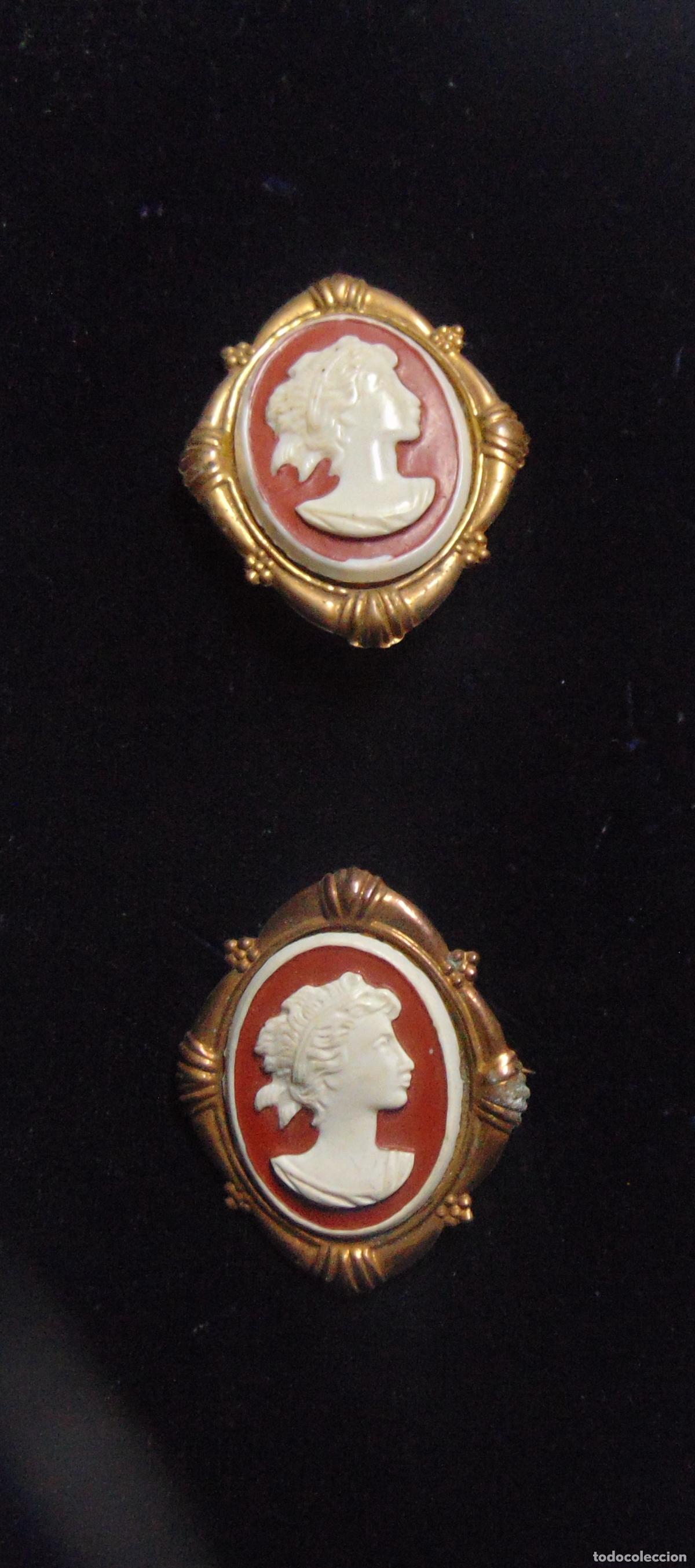 Joyeria: LOTE ANTIGUOS BROCHES VINTAGE,4,5CM