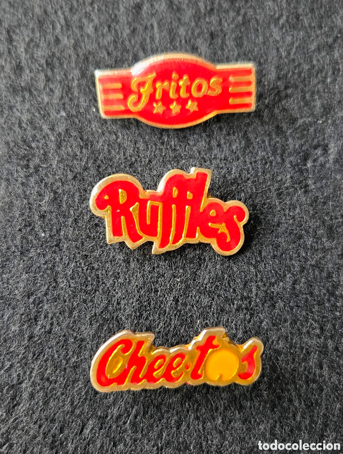 Joyeria: Lote Pins Marcas: Ruffles, Cheetos, Fritos.