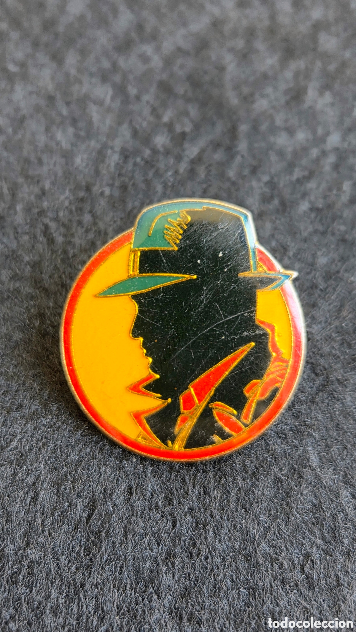 Joyeria: Pin Dick Tracy. A&ntilde;os 90. - Foto 3