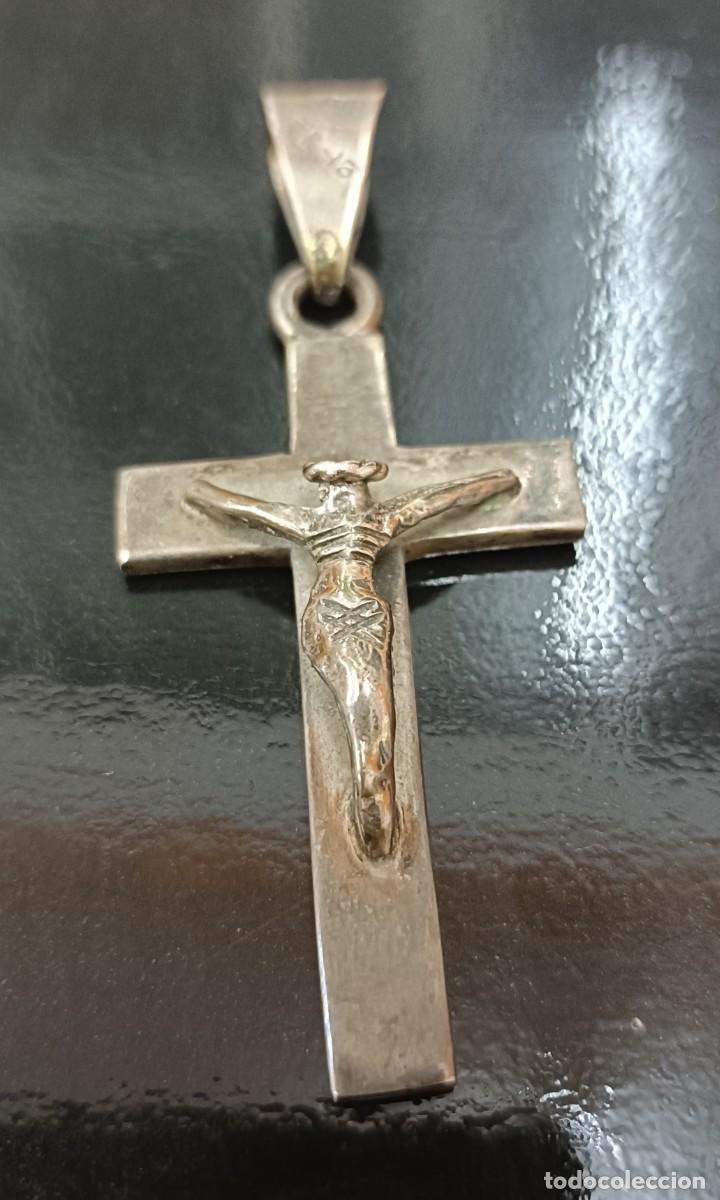 Joyeria: PRECIOSO CRUCIFIJO DE PLATA ESTERLINA 925 MEXICO