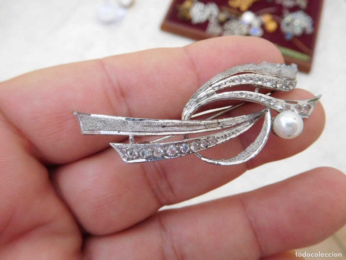Joyeria: Broche vintage de plata rodiada - Foto 2