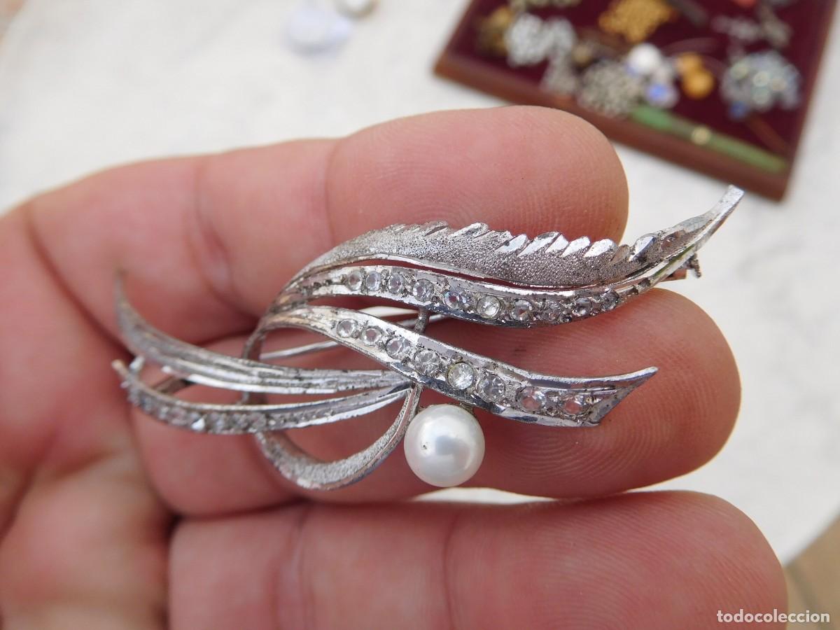 Joyeria: Broche vintage de plata rodiada - Foto 3