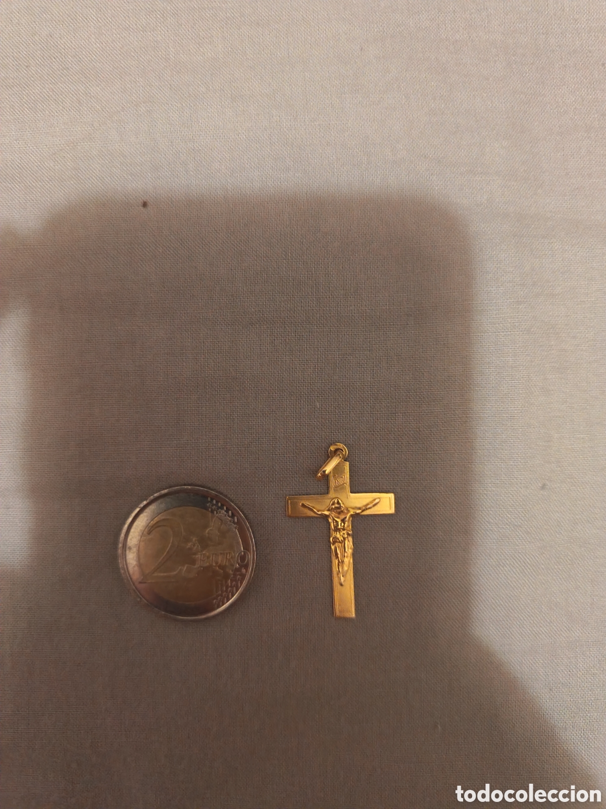 Joyeria: Colgante Cruz oro 18k - Foto 3