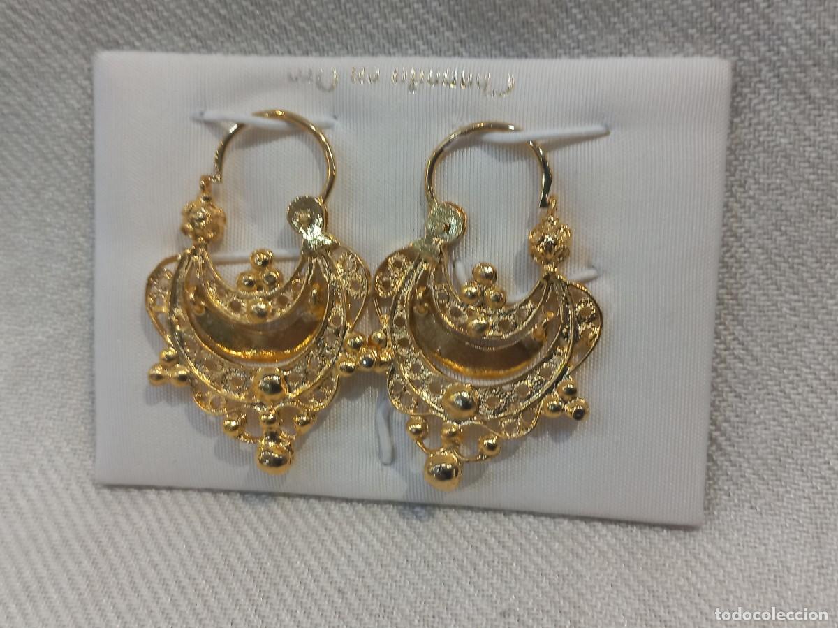 Joyeria: CRIOLLA &uml;CHARRA&uml; P (chapado oro) 3cm.