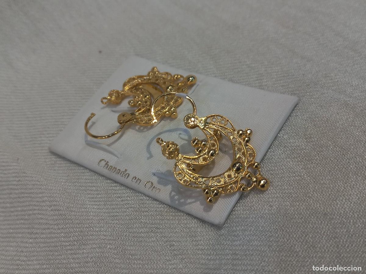 Joyeria: CRIOLLA &uml;CHARRA&uml; P (chapado oro) 3cm. - Foto 4