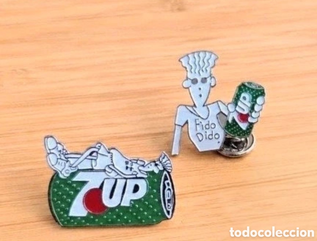 Joyeria: Lote 2 Pins Fido Dido 7 Up