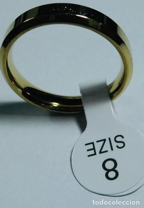 Joyeria: Anillo de acero inoxidable, de compromiso