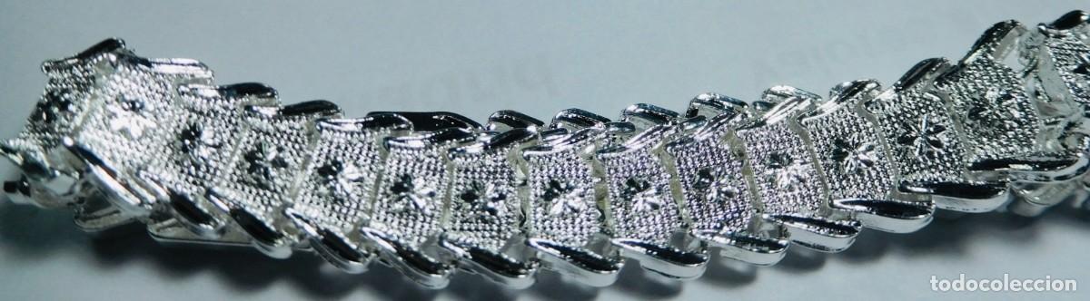 Joyeria: Pulsera de plata de ley 925, deslumbrante
