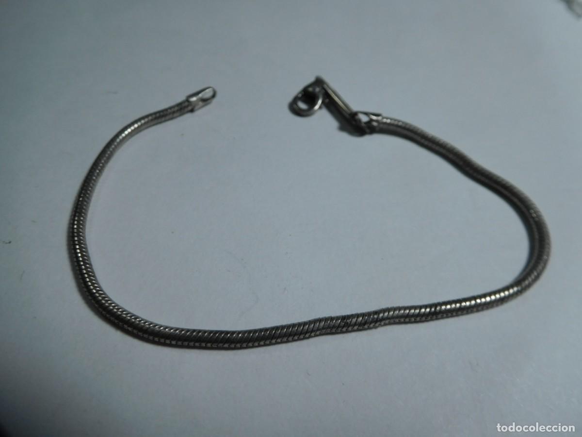 Joyeria: Pulsera ajustable de acero inoxidable, destellante, elegante