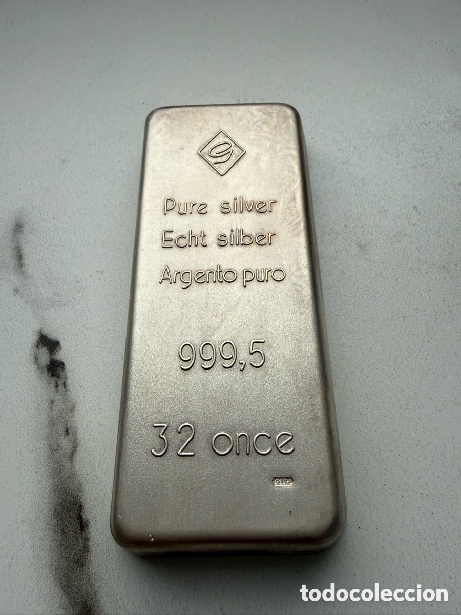 Joyeria: Lingote 1 kilo plata pura 999 - Foto 1