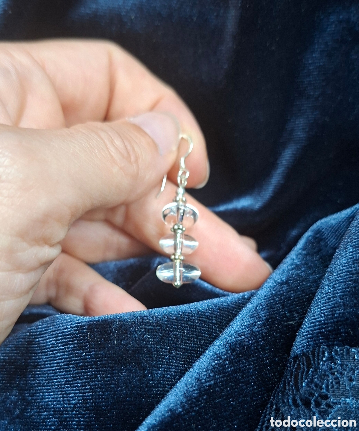 Joyeria: Pendientes de plata 925 y cristal - Foto 7