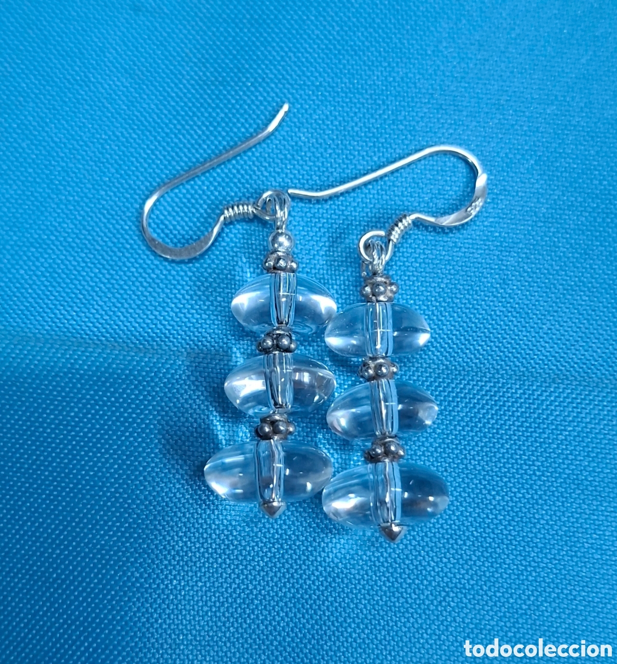 Joyeria: Pendientes de plata 925 y cristal - Foto 11