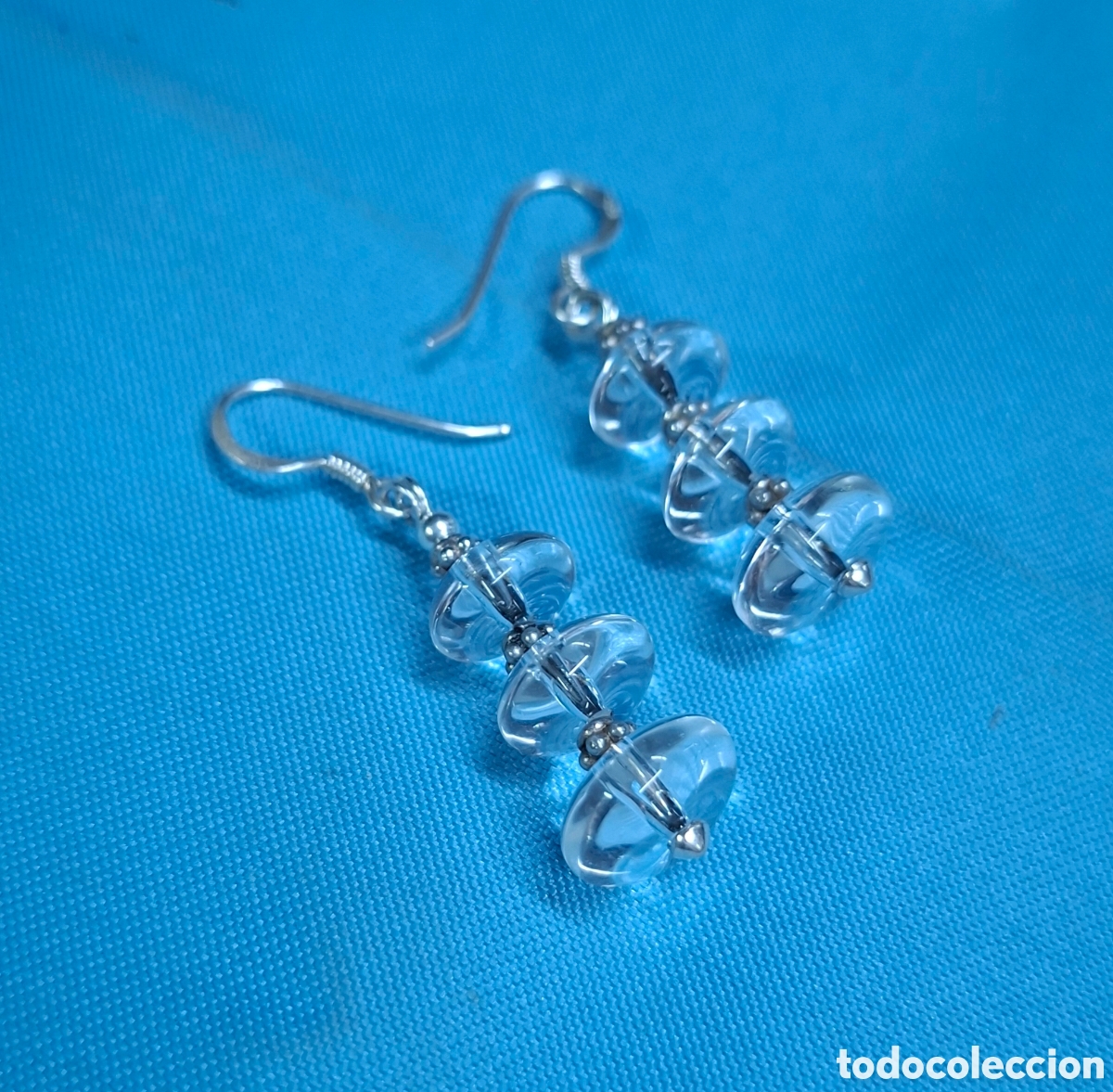 Joyeria: Pendientes de plata 925 y cristal - Foto 12
