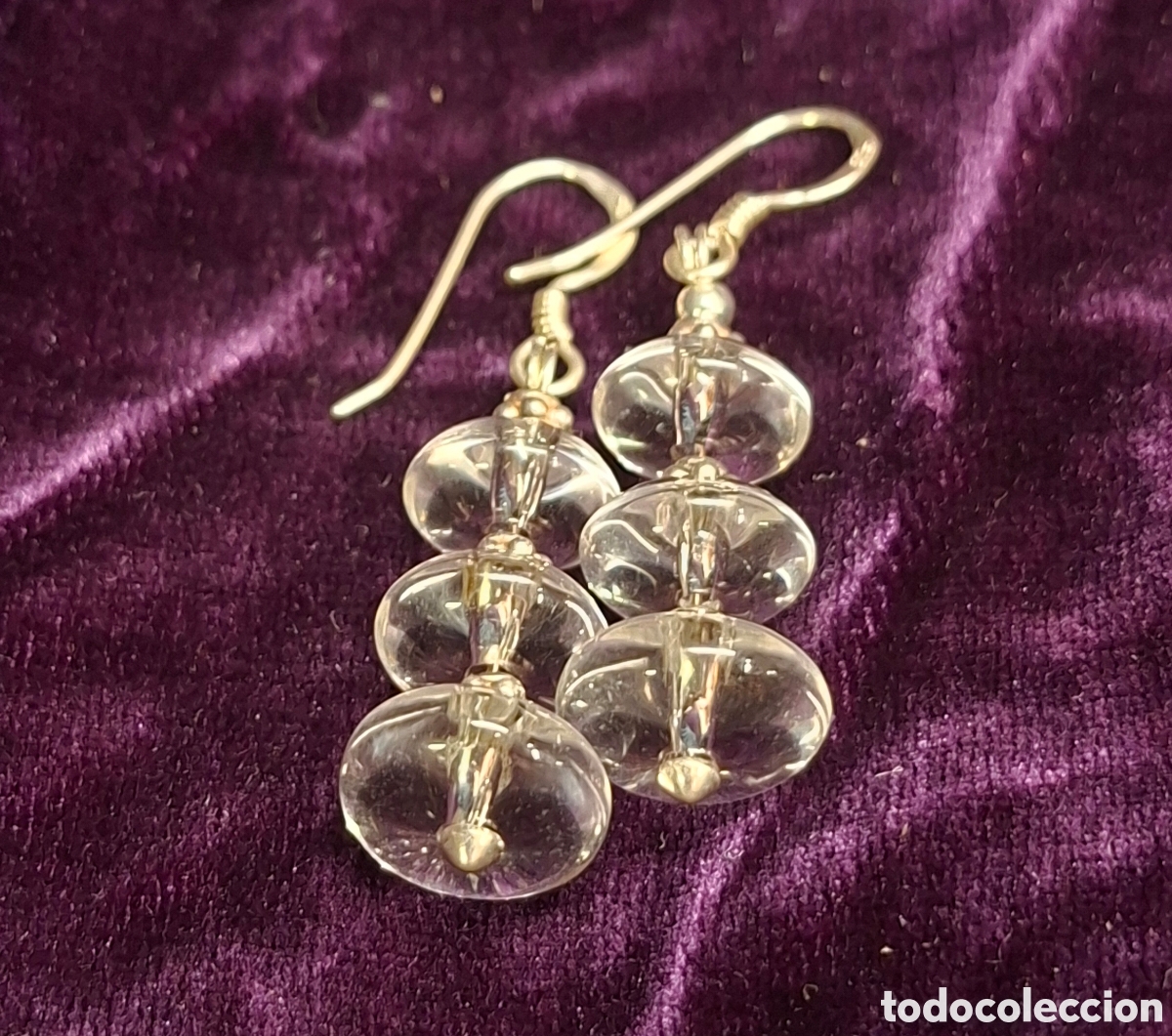 Joyeria: Pendientes de plata 925 y cristal - Foto 13