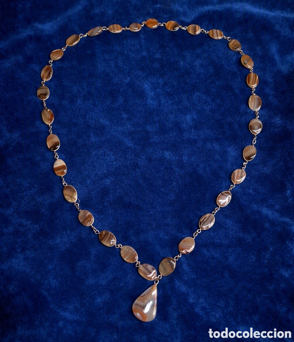 Gioielleria: Collar vintage de &aacute;gata coralina