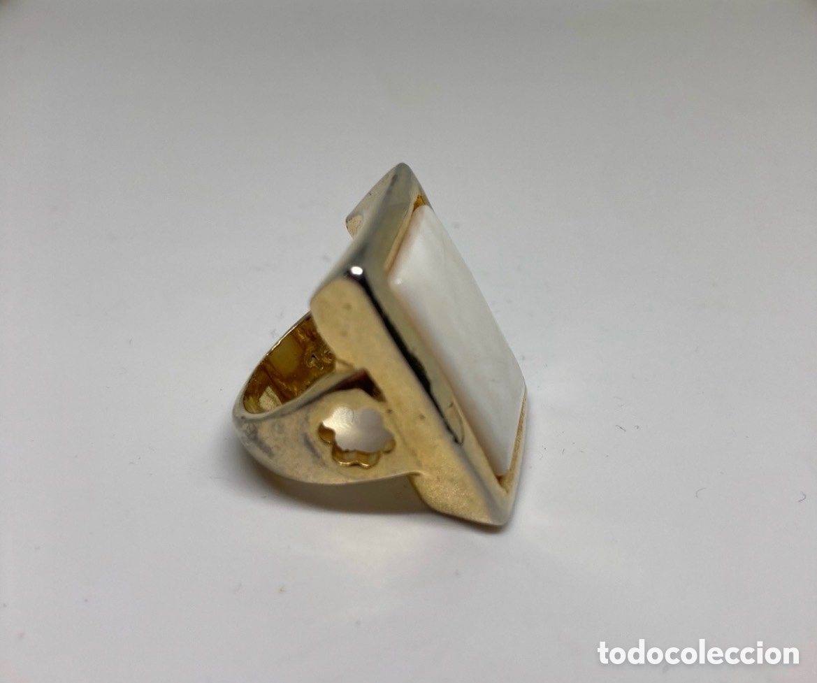 Joyeria: ANILLO DE MONT BLANC DORADO Y N&Aacute;CAR - Foto 2
