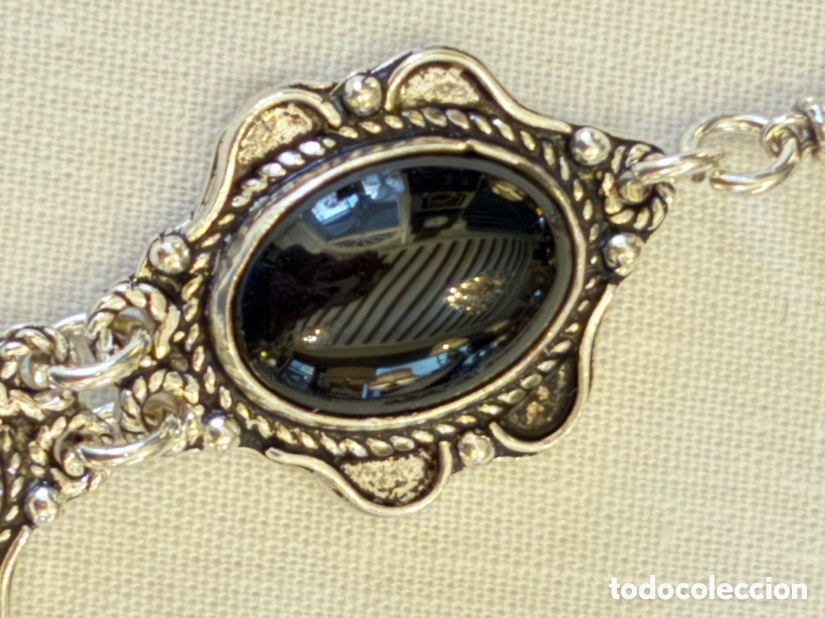 Joyeria: Collar plata y obsidiana negra. - Foto 6