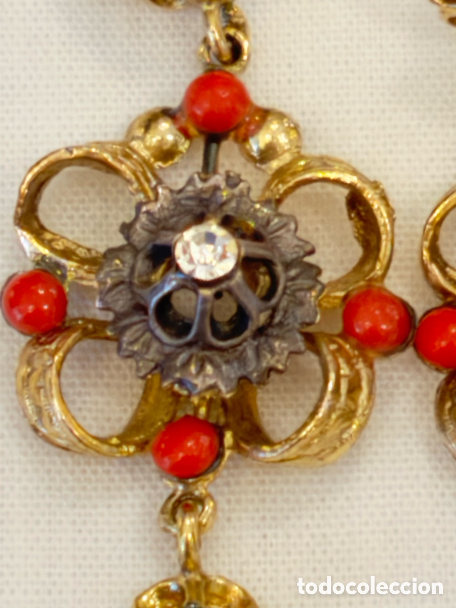 Joyeria: Pendientes de plata con de ba&ntilde;o de oro - Foto 4