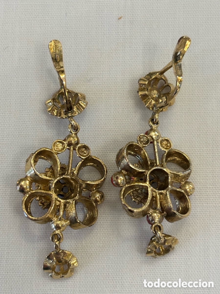 Joyeria: Pendientes de plata con de ba&ntilde;o de oro - Foto 7