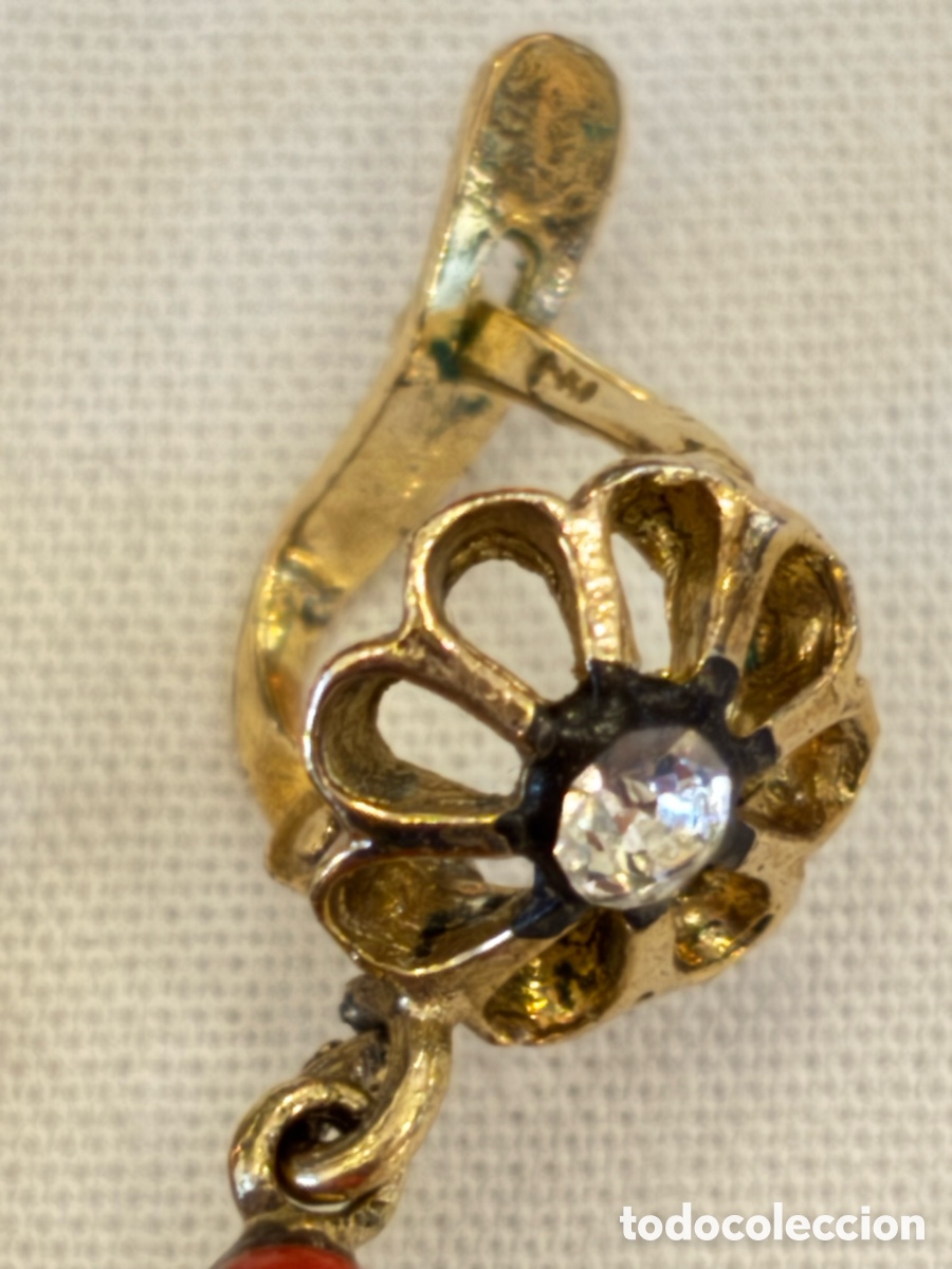 Joyeria: Pendientes de plata con de ba&ntilde;o de oro - Foto 8