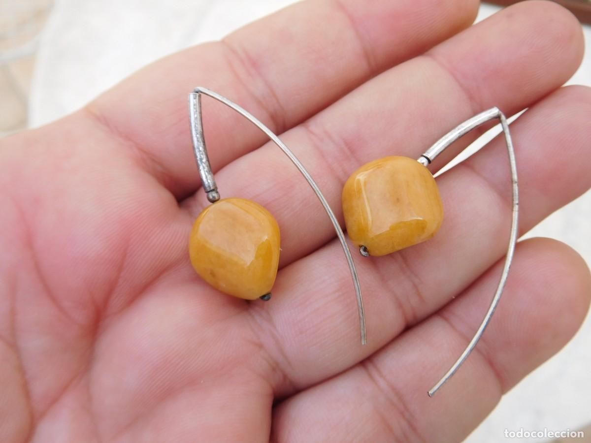 Joyeria: Pendientes de plata y mineral - Foto 3