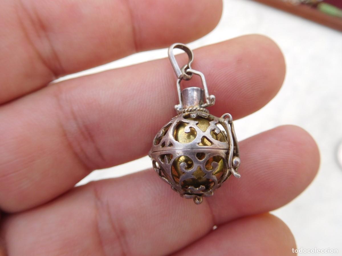 Joyeria: Colgante de plata llamador de &aacute;ngeles