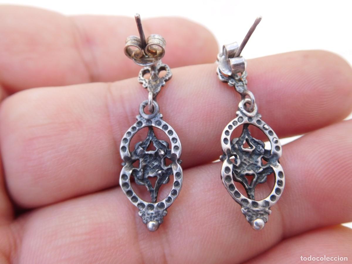 Joyeria: Pendientes de plata vintage - Foto 3