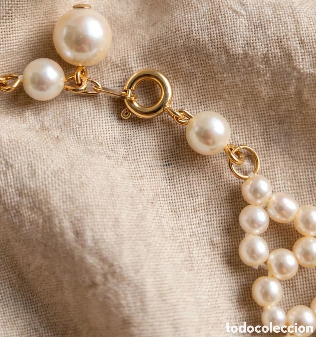 Joyeria: Collar Gargantilla de perlas blancas - Foto 3
