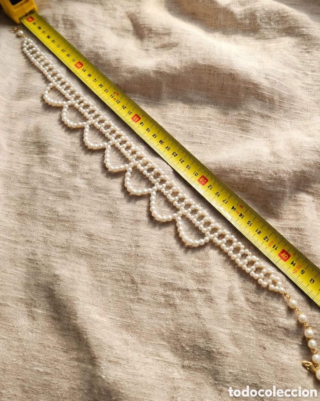 Joyeria: Collar Gargantilla de perlas blancas - Foto 4