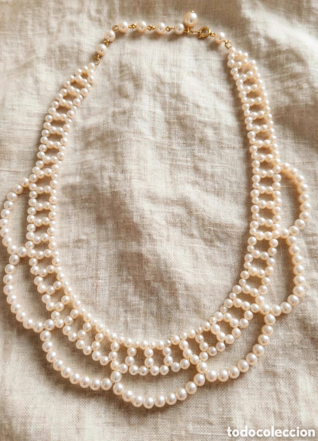 Joyeria: Collar Gargantilla de perlas blancas - Foto 2