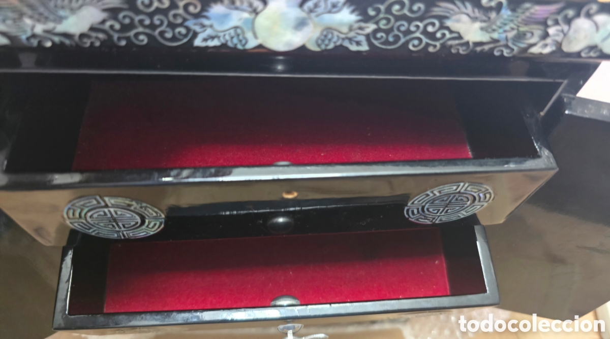Joyeria: Joyero de N&aacute;car antiguo Precioso - Foto 4