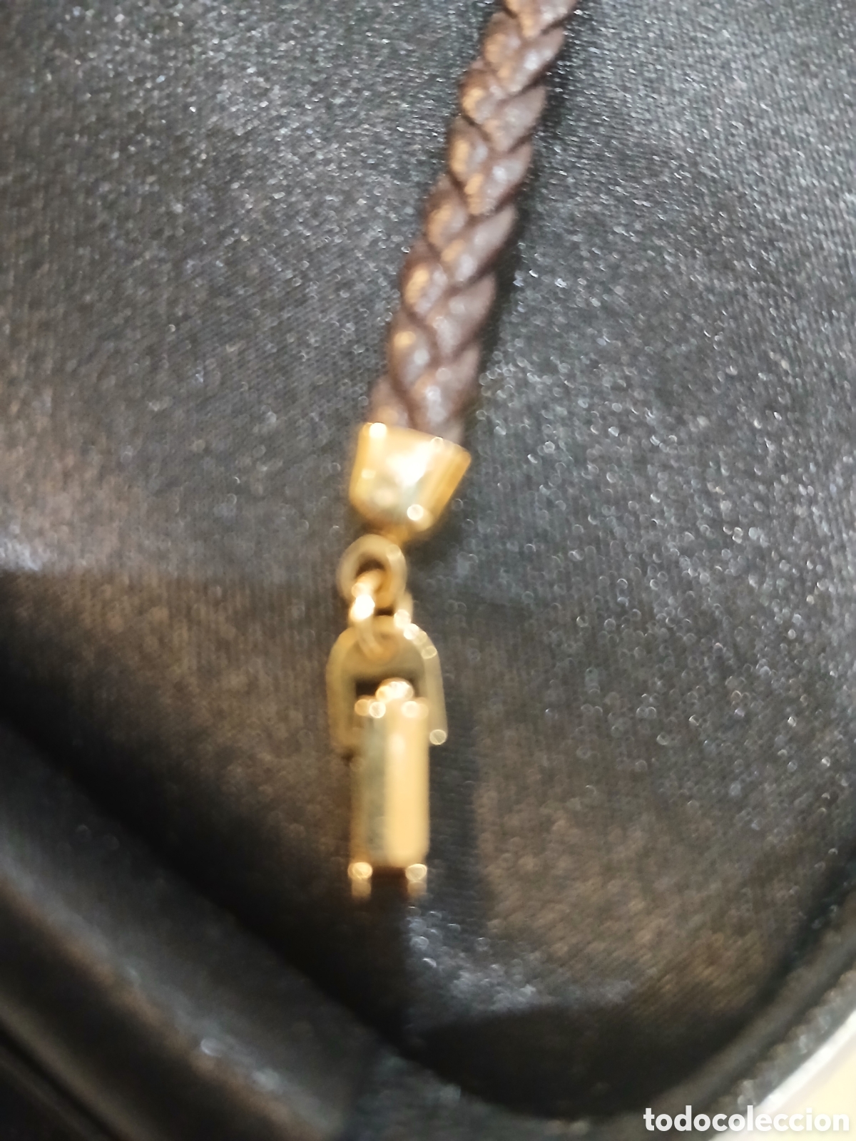 Joyeria: Pulsera ba&ntilde;o de oro y piel - Foto 3