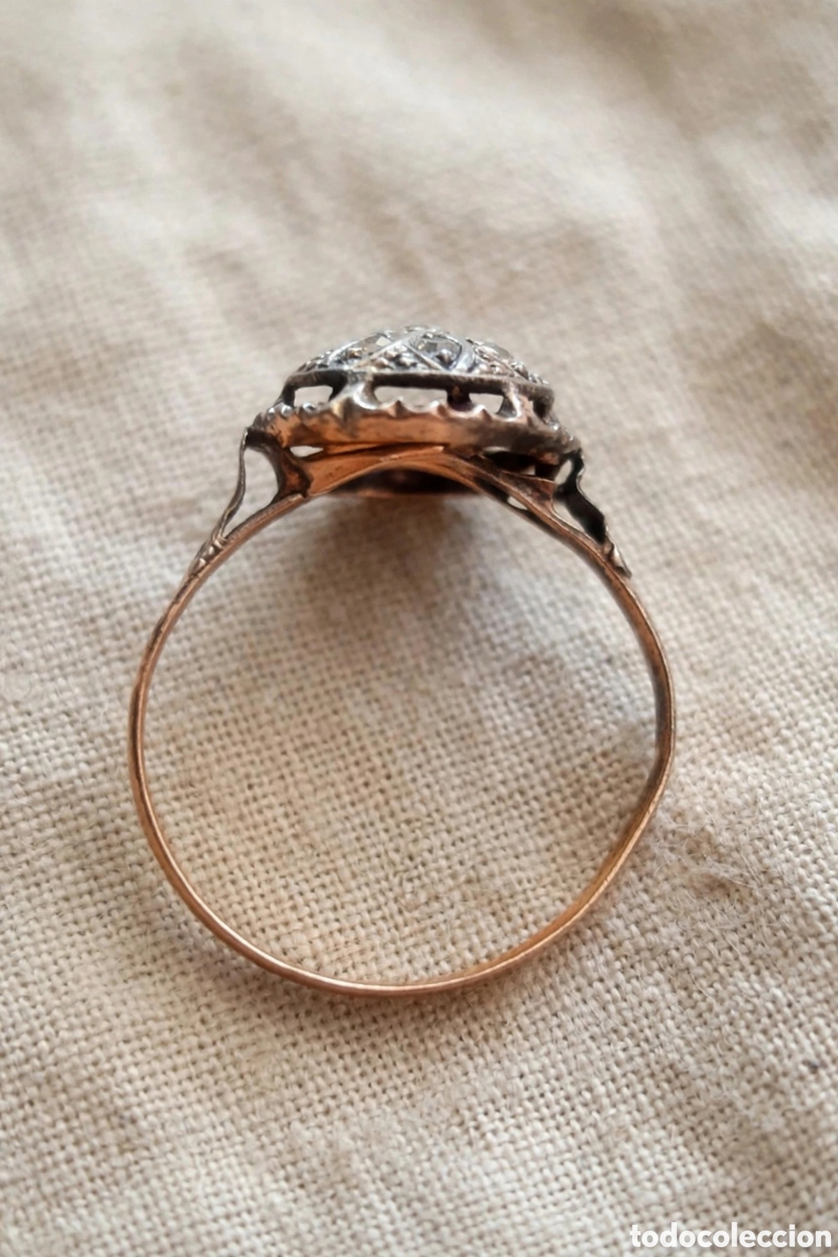 Joyeria: Anillo oro 18k siglo XIX - Foto 2