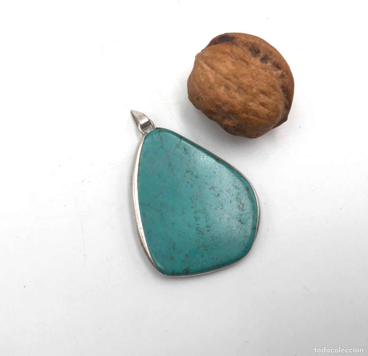 Joyeria: Colgante turquesa y plata - Foto 1