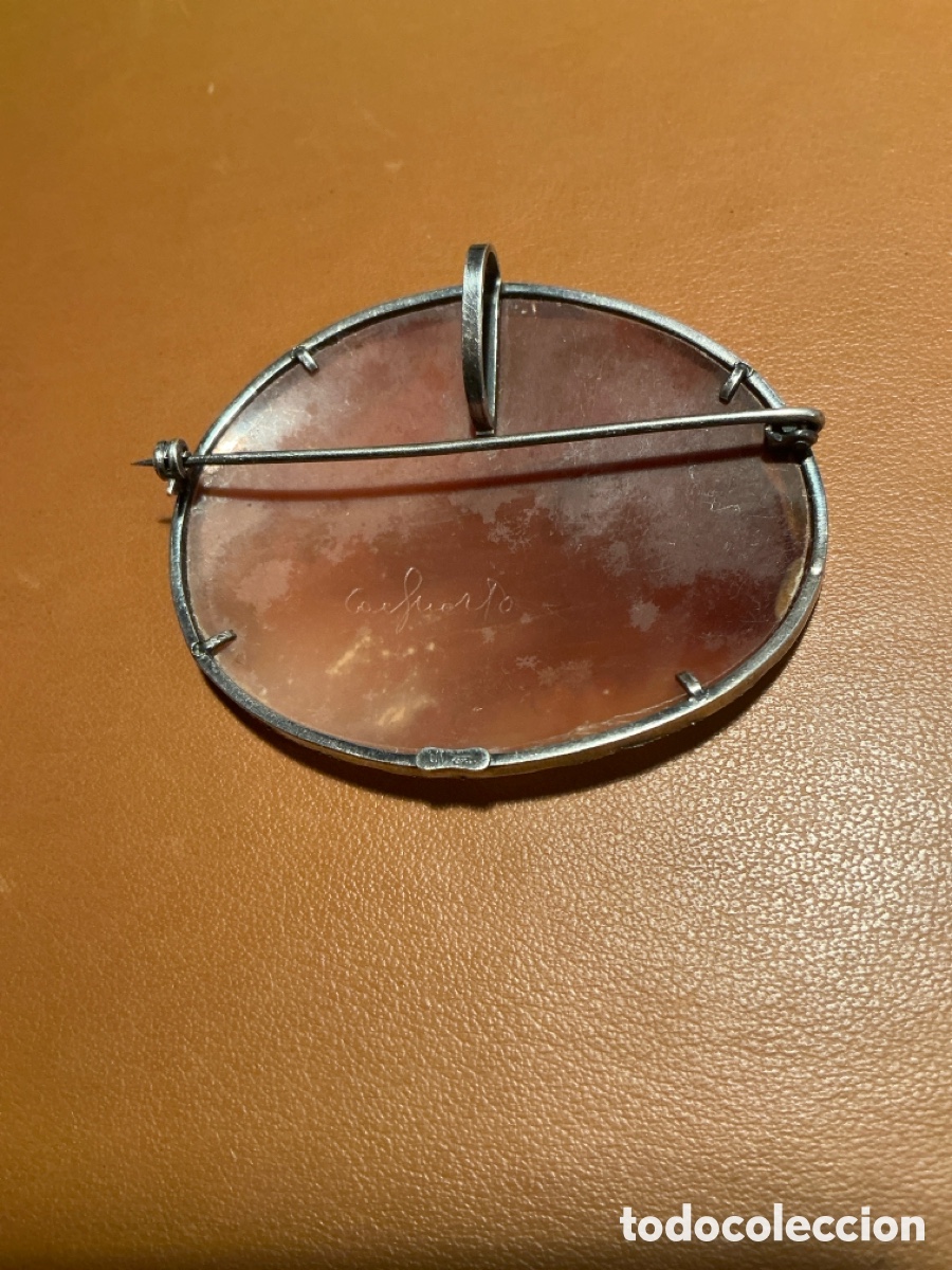 Joyeria: Broche camafeo en concha - Foto 3
