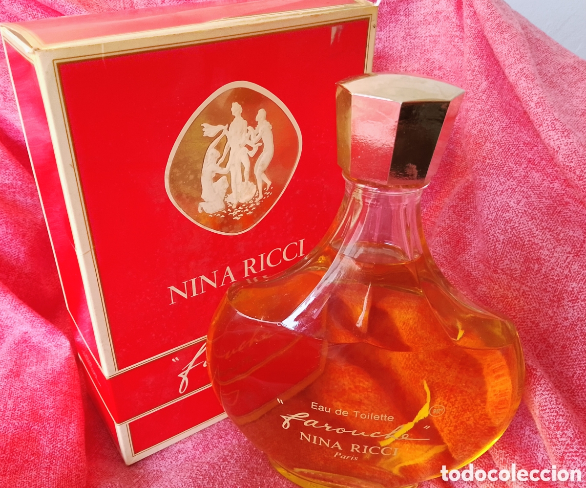 Joyeria: Antigua Caja Perfume FAROUCHE de NINA RICCI. Maxi 450ml.NOS