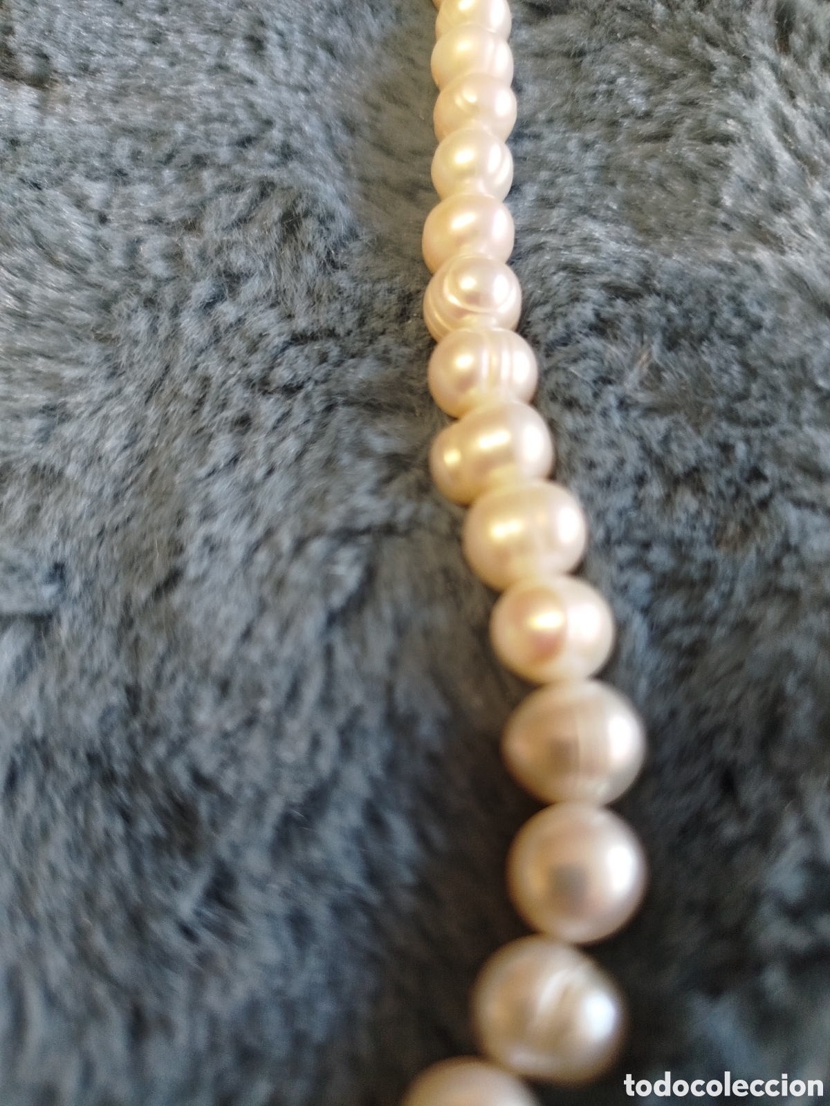 Joyeria: Collar de perlas de agua naturales. - Foto 2