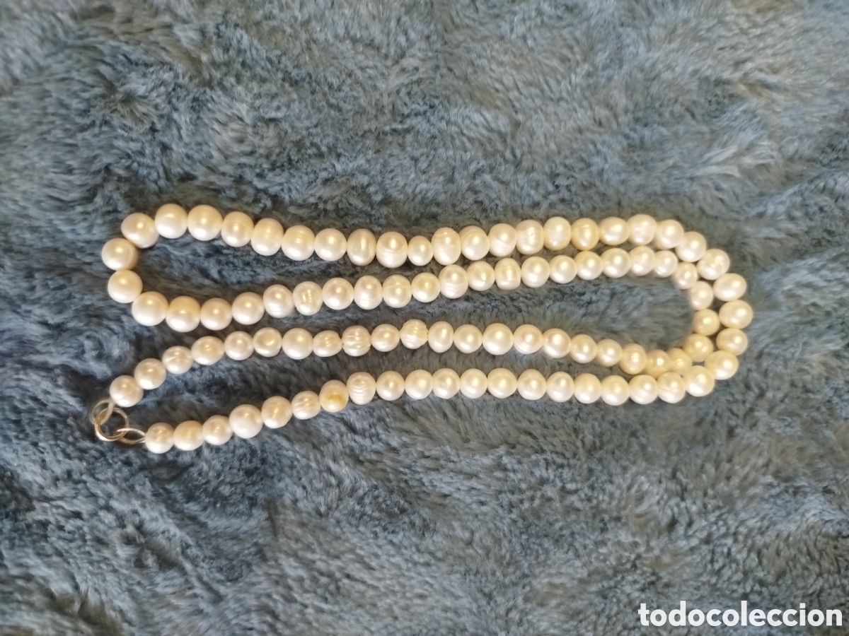 Joyeria: Collar de perlas de agua naturales. - Foto 8