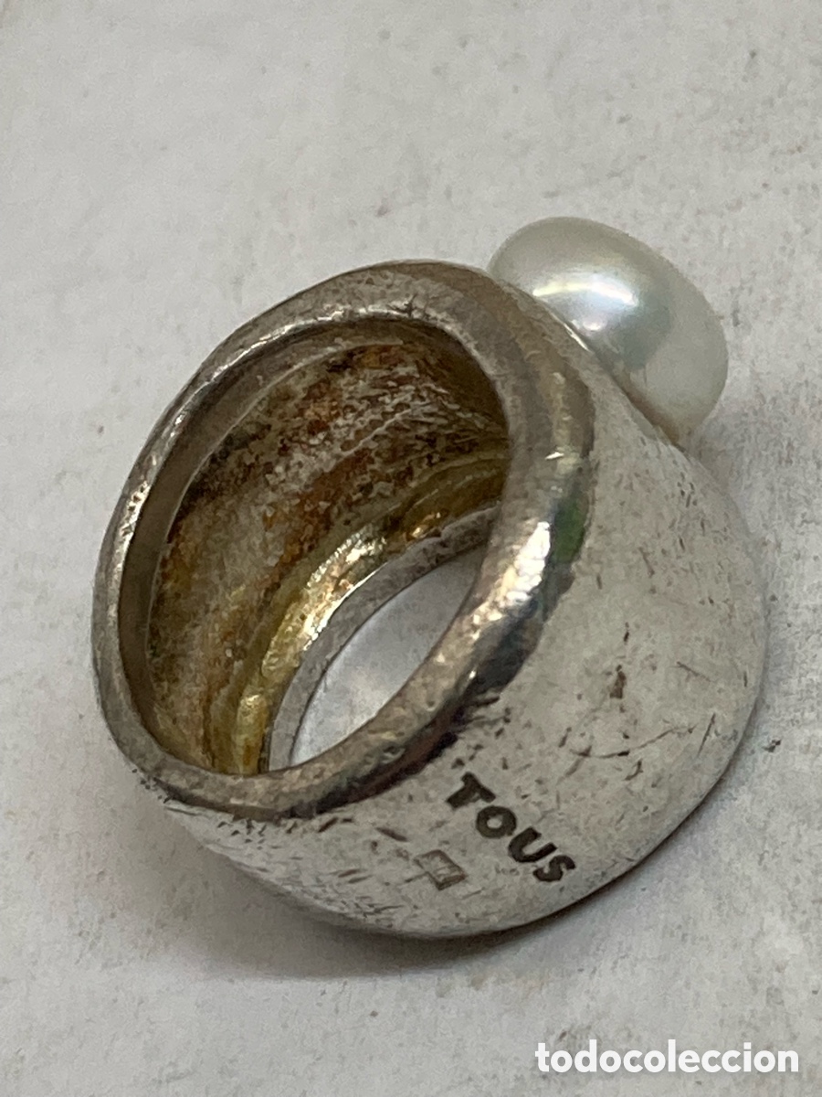 Joyeria: Anillo de plata de plata Tous perla S541 - Foto 2