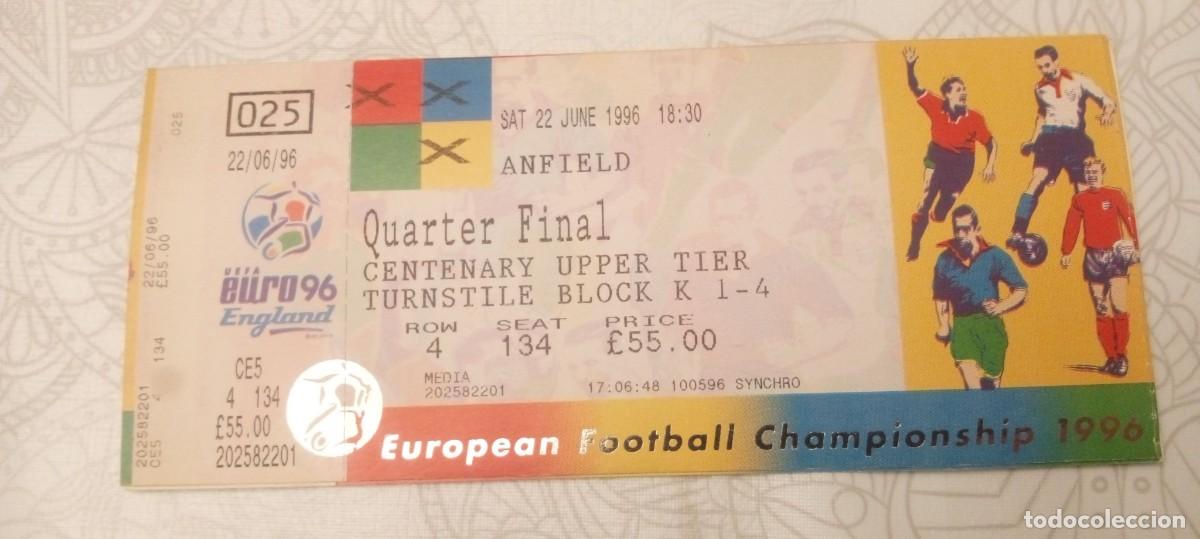 Joyeria: Entrada cuartos de final de la Eurocopa 1966 Francia Holanda