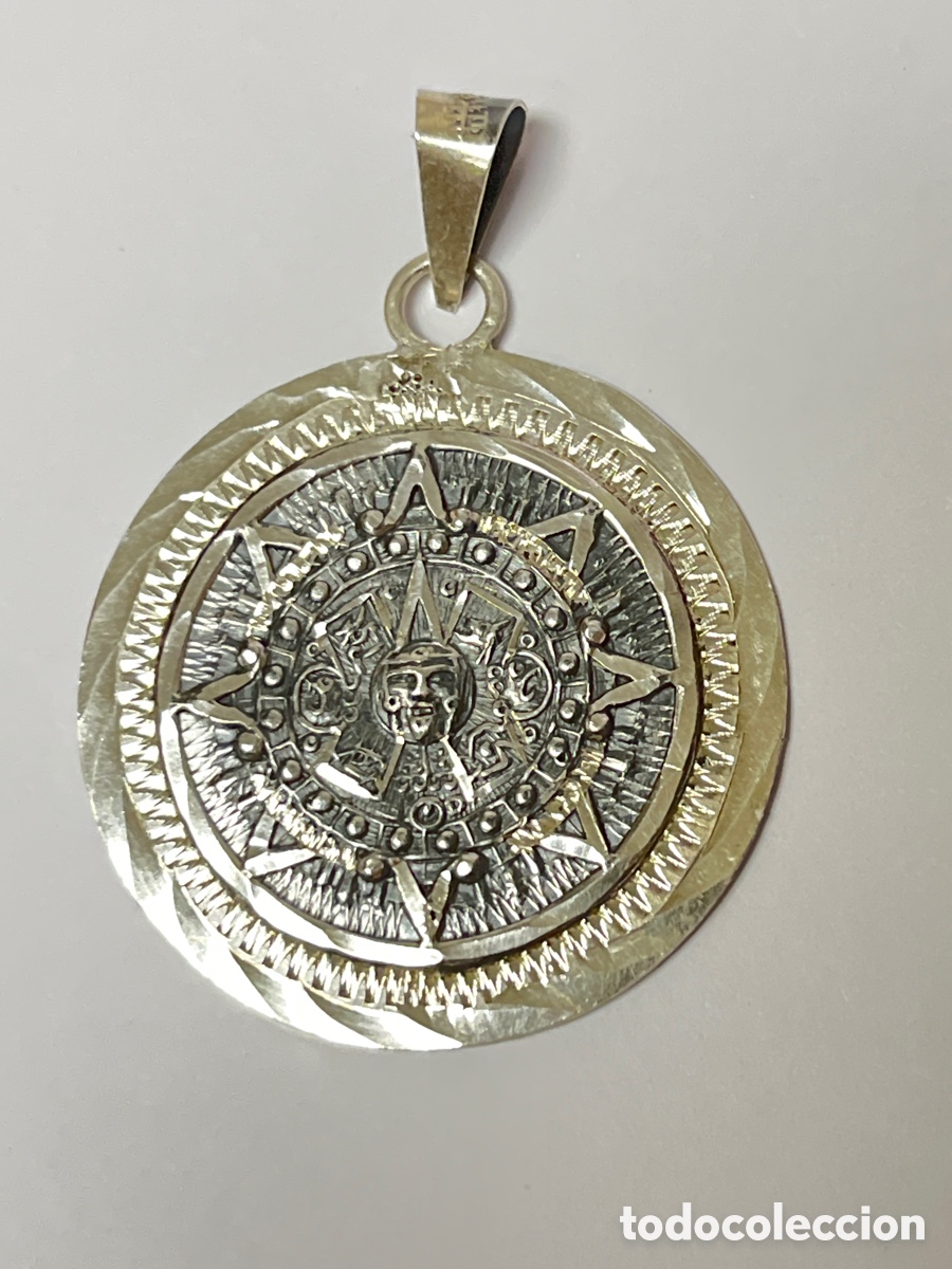 Joyeria: COLGANTE DE PLATA CON FIGURAS PREHISP&Aacute;NICAS /C656 - Foto 2