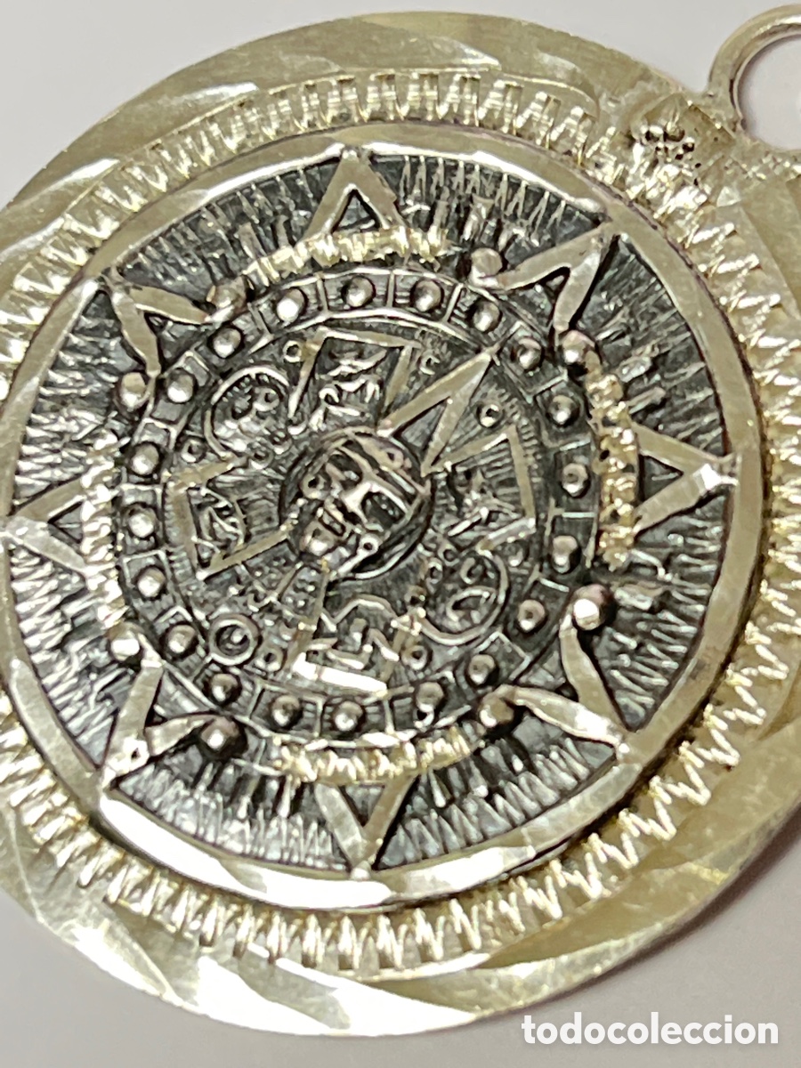 Joyeria: COLGANTE DE PLATA CON FIGURAS PREHISP&Aacute;NICAS /C656 - Foto 3