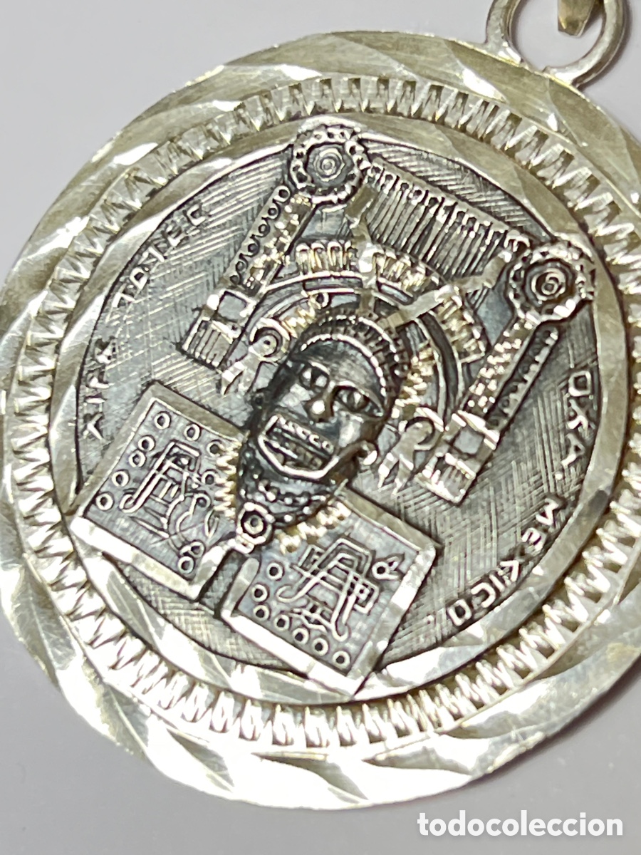 Joyeria: COLGANTE DE PLATA CON FIGURAS PREHISP&Aacute;NICAS /C656 - Foto 4