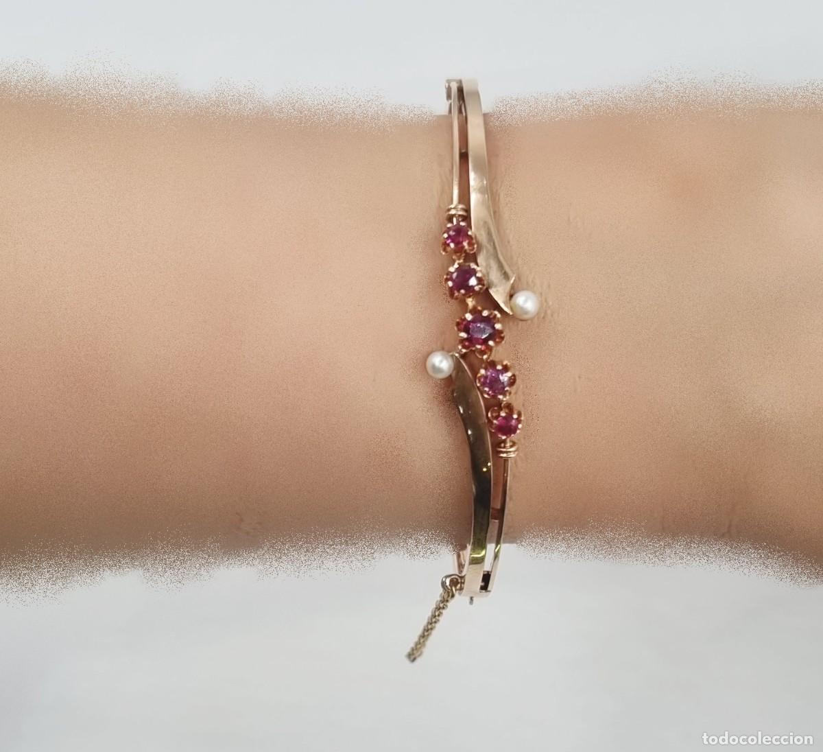 Joyeria: PULSERA RIGIDA DE ORO ROSA - Foto 1