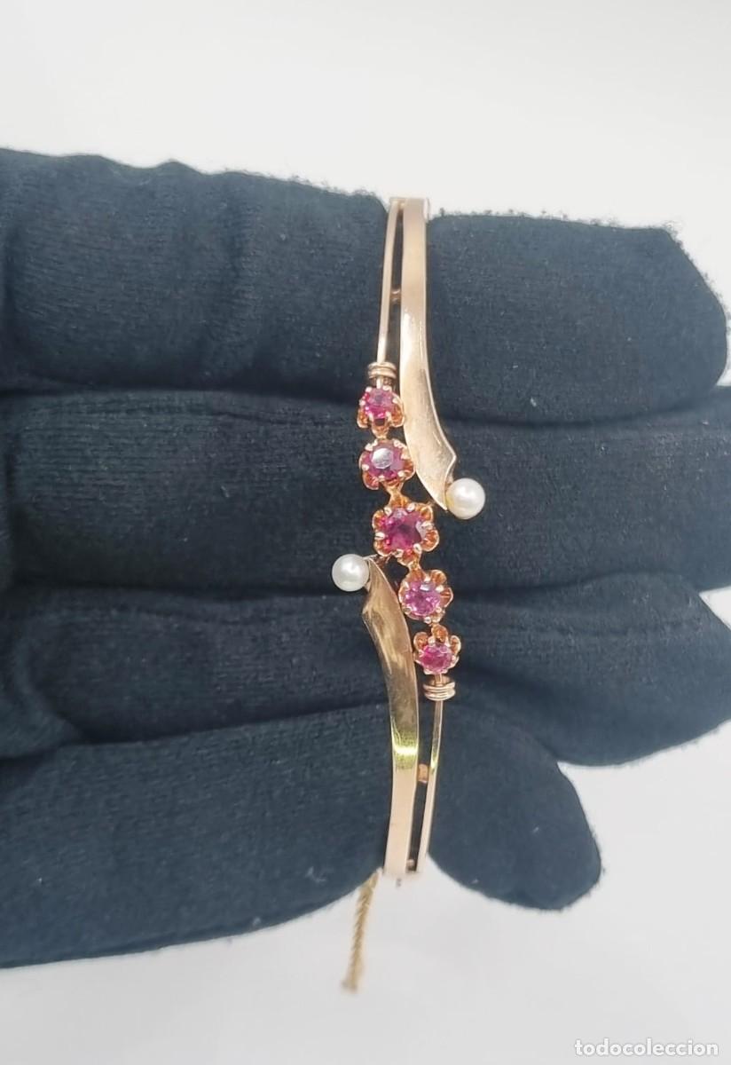Joyeria: PULSERA RIGIDA DE ORO ROSA - Foto 2