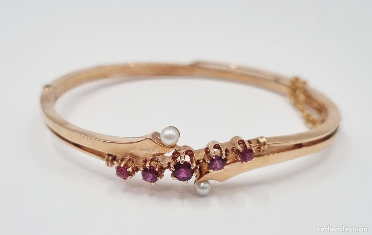 Joyeria: PULSERA RIGIDA DE ORO ROSA - Foto 4