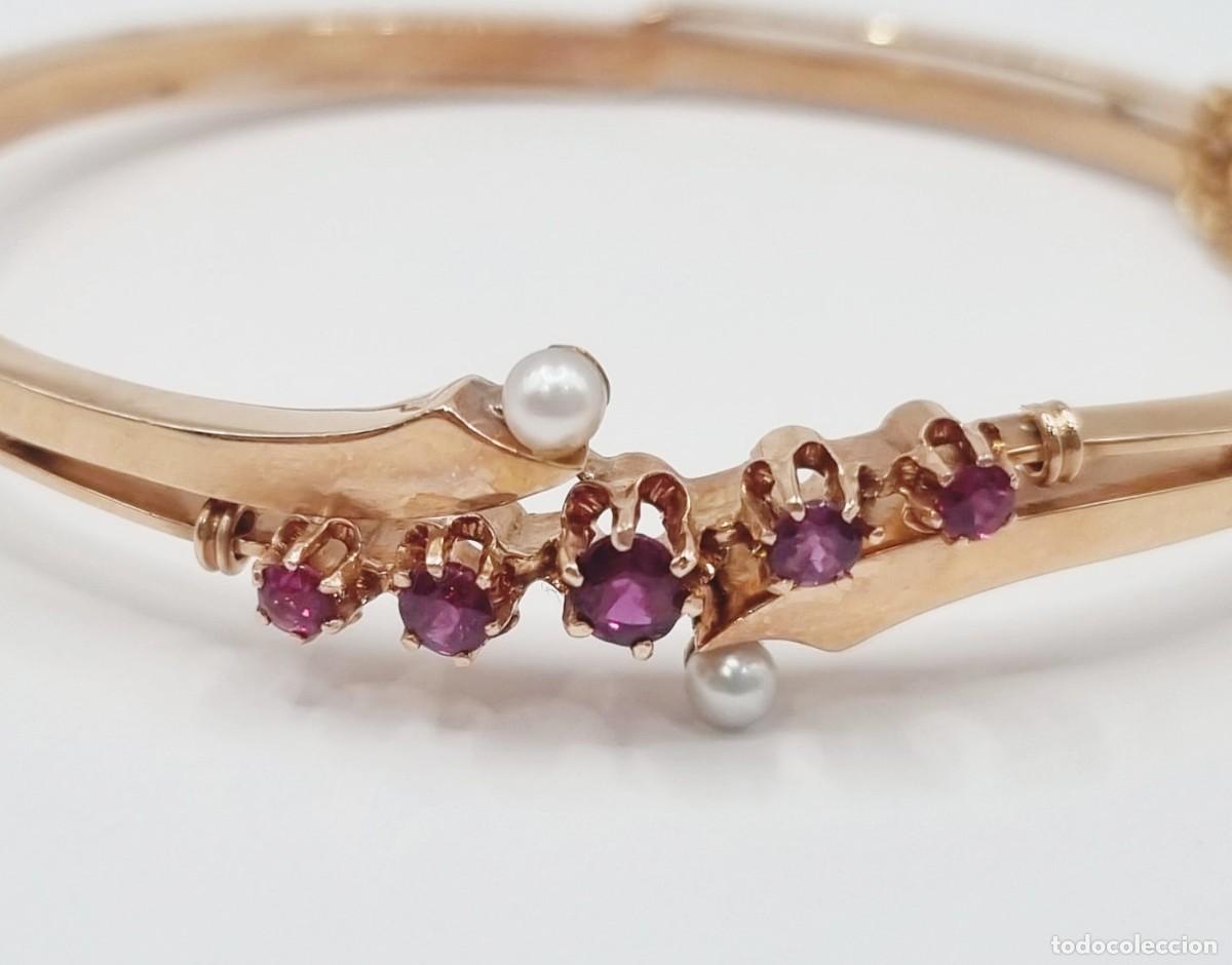 Joyeria: PULSERA RIGIDA DE ORO ROSA - Foto 5